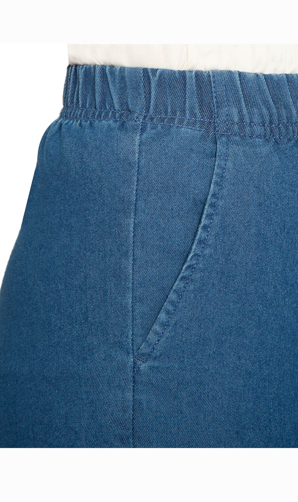 Women's Lightweight Stretch Denim Capri Pants – Comfortable Everyday Fit
