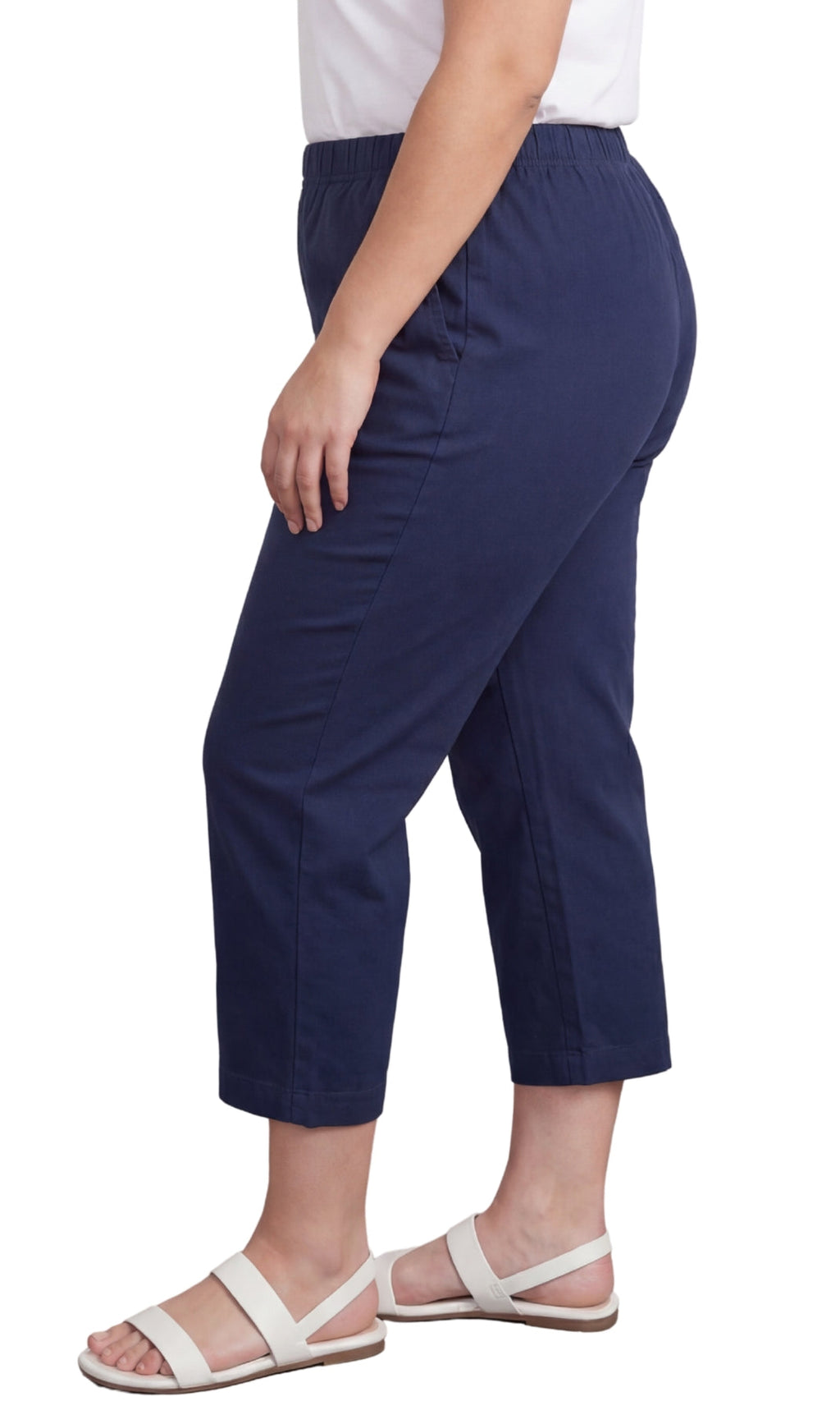 Women's Lightweight Stretch Denim Capri Pants – Comfortable Everyday Fit