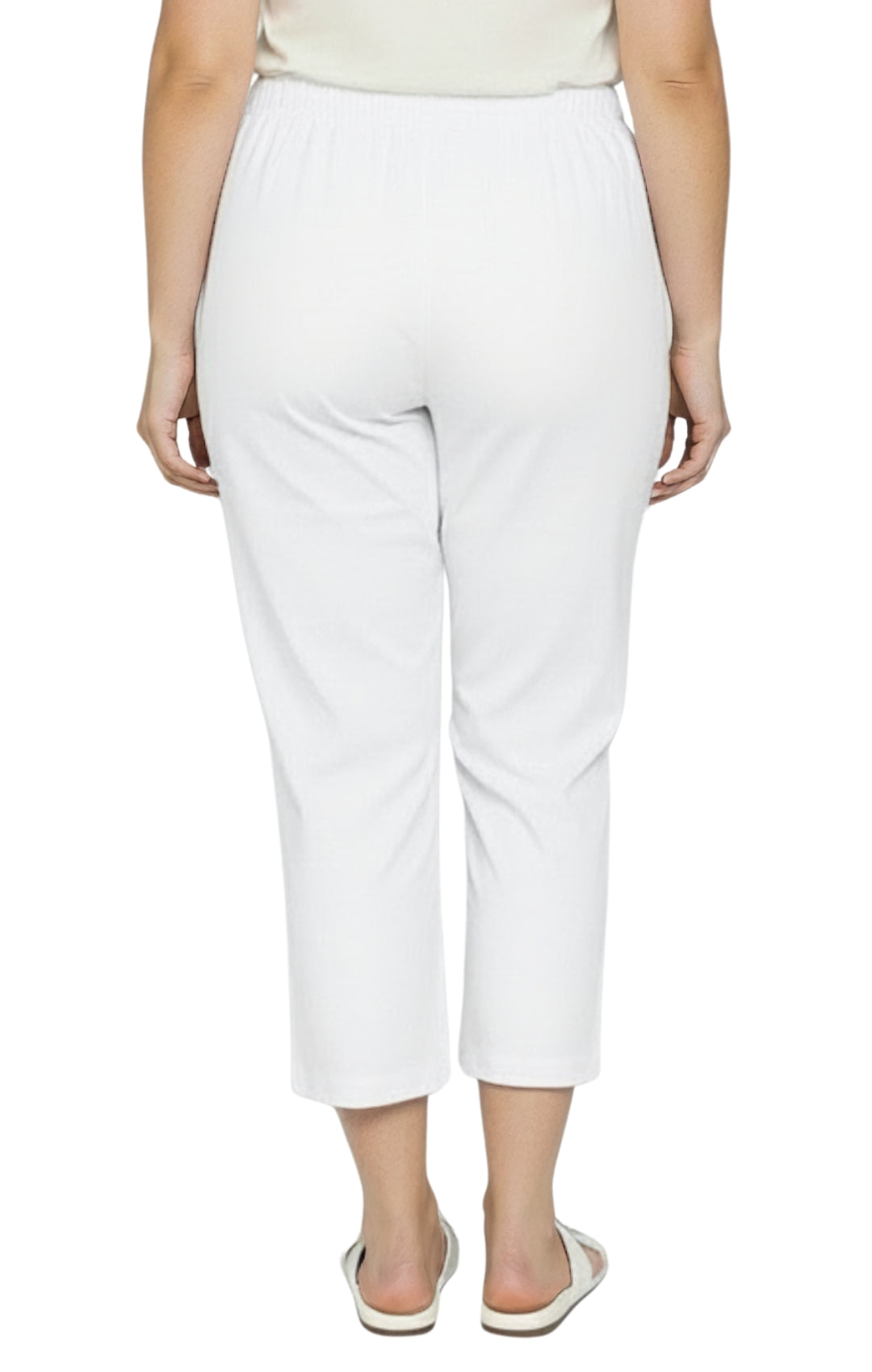 Women's Lightweight Stretch Denim Capri Pants – Comfortable Everyday Fit