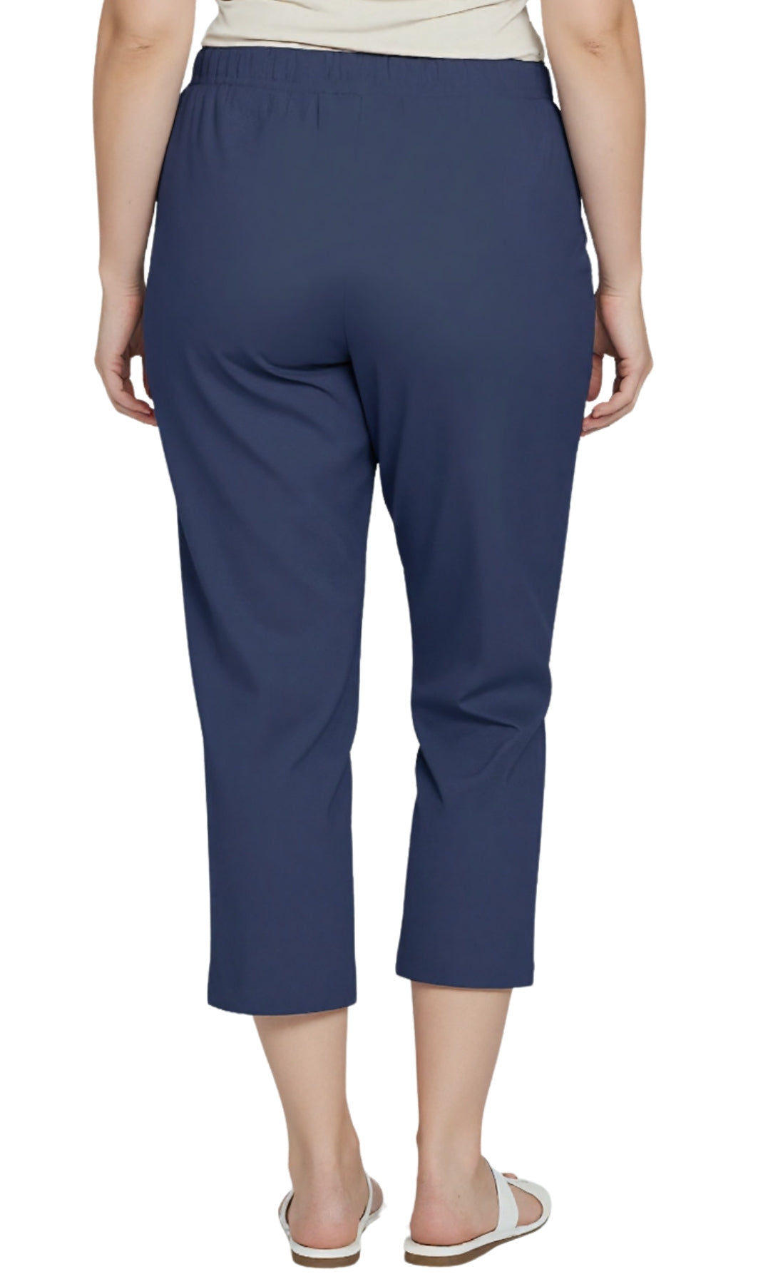 Women's Lightweight Stretch Denim Capri Pants – Comfortable Everyday Fit